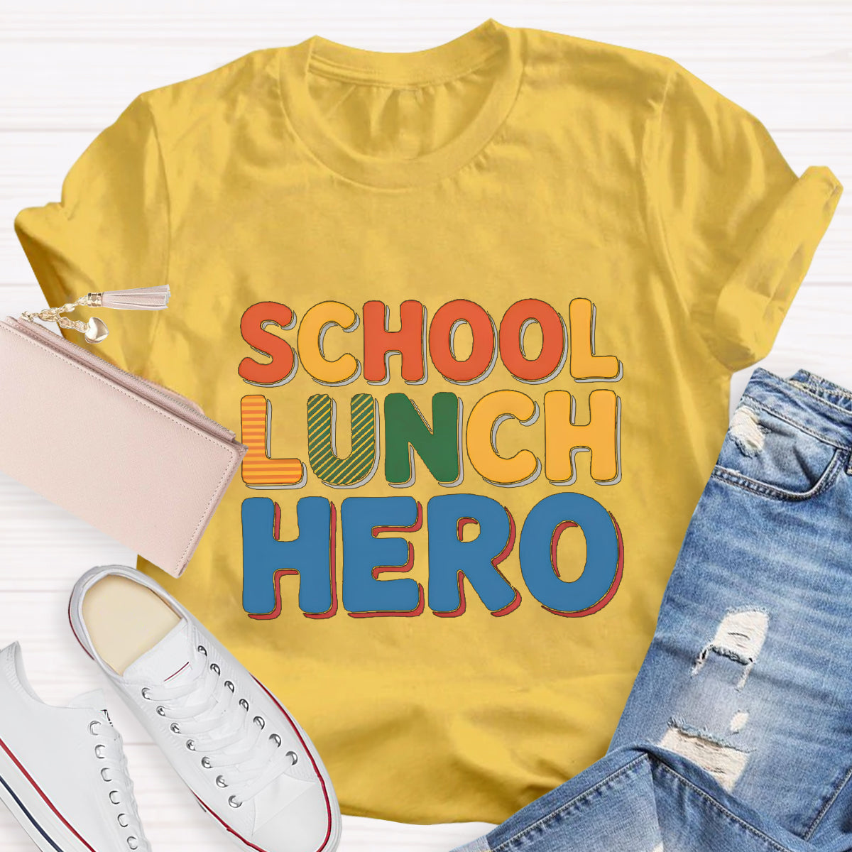 School Lunch Hero T-shirt