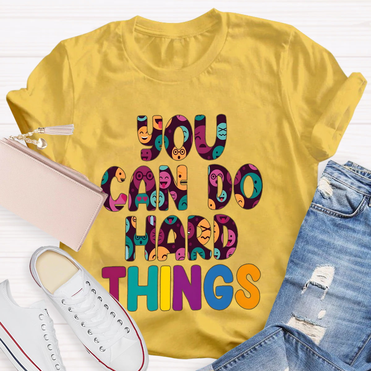 You Can Do Hard Things Teacher T-Shirt