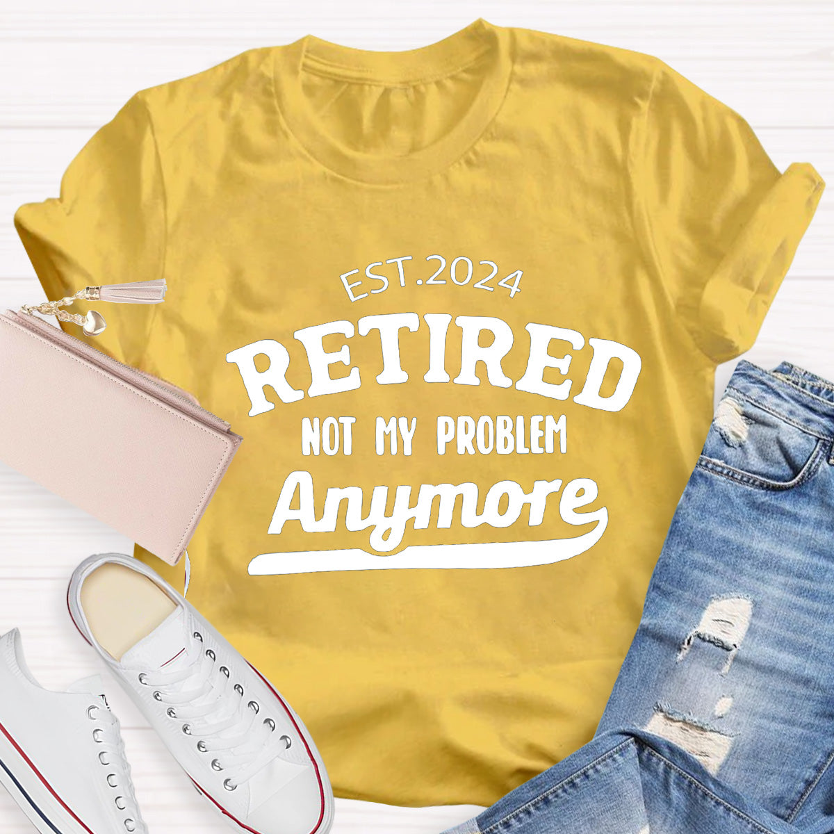 Personalize Year Not My Problem Teacher T-Shirt