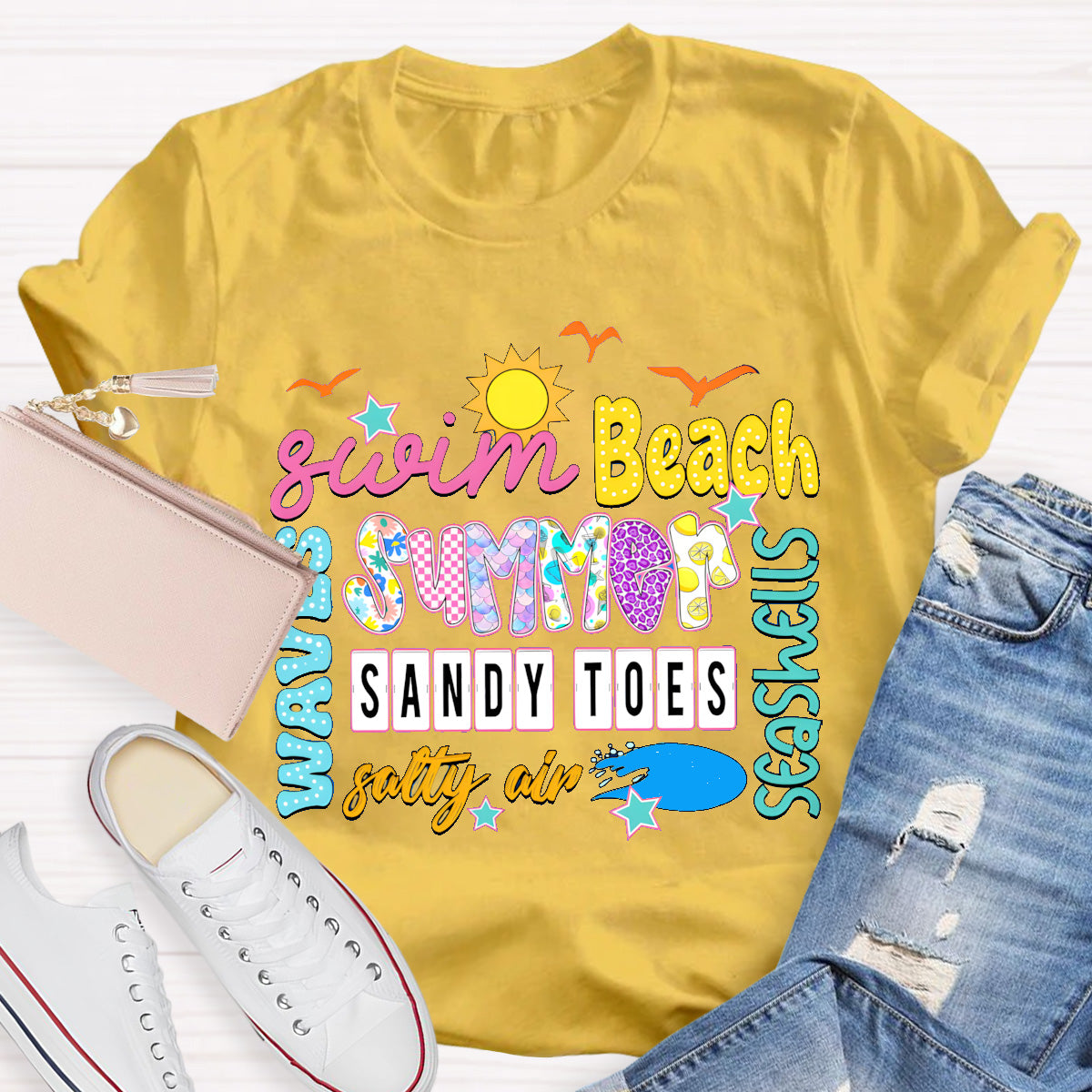 Swim Beach Summer Break T-Shirt