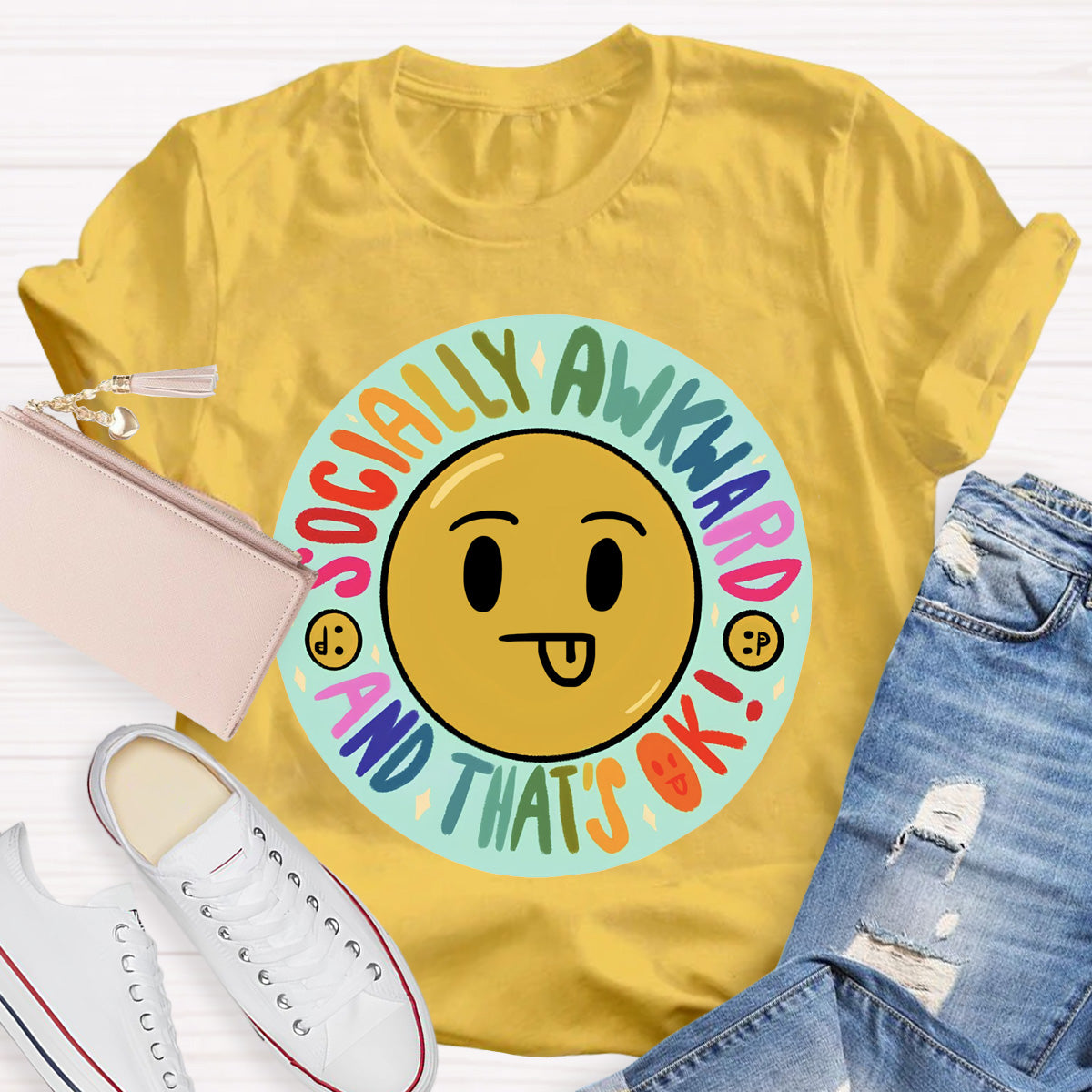 Smail That‘s Ok Teacher T-Shirt