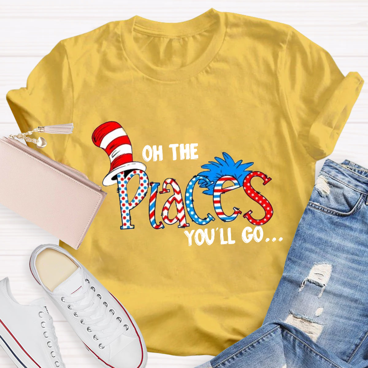 Oh The Place You'll Go Teacher T-Shirt