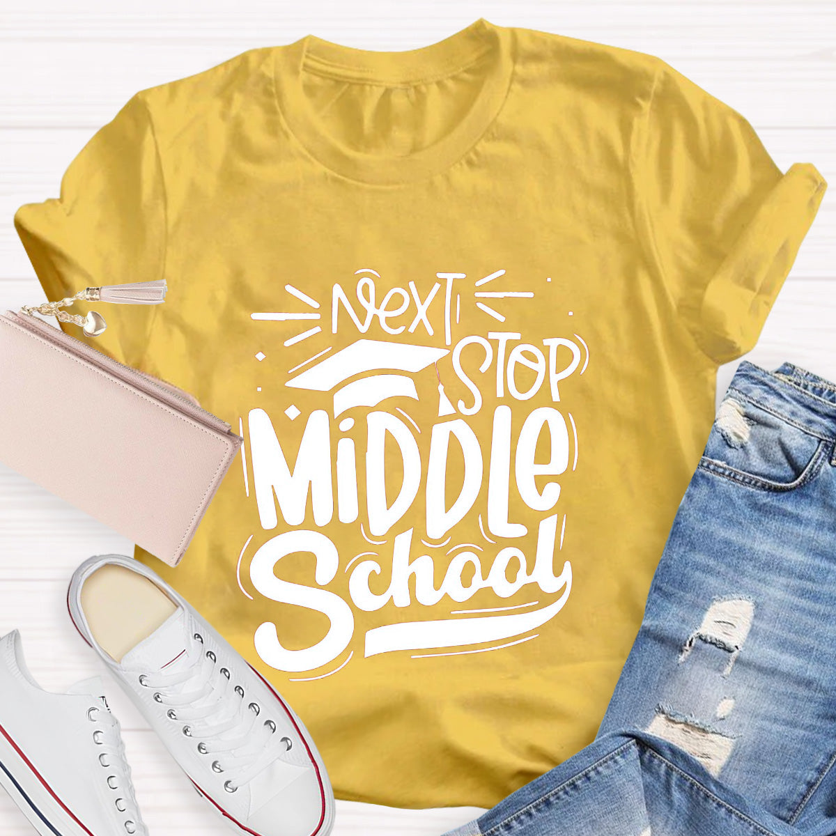 Next Stop Middle School Teacher T-Shirt