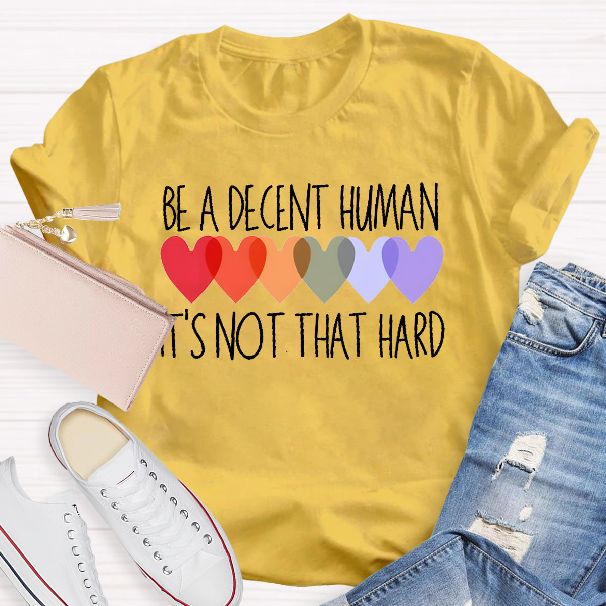 Be A Decent Human Teacher T-Shirt