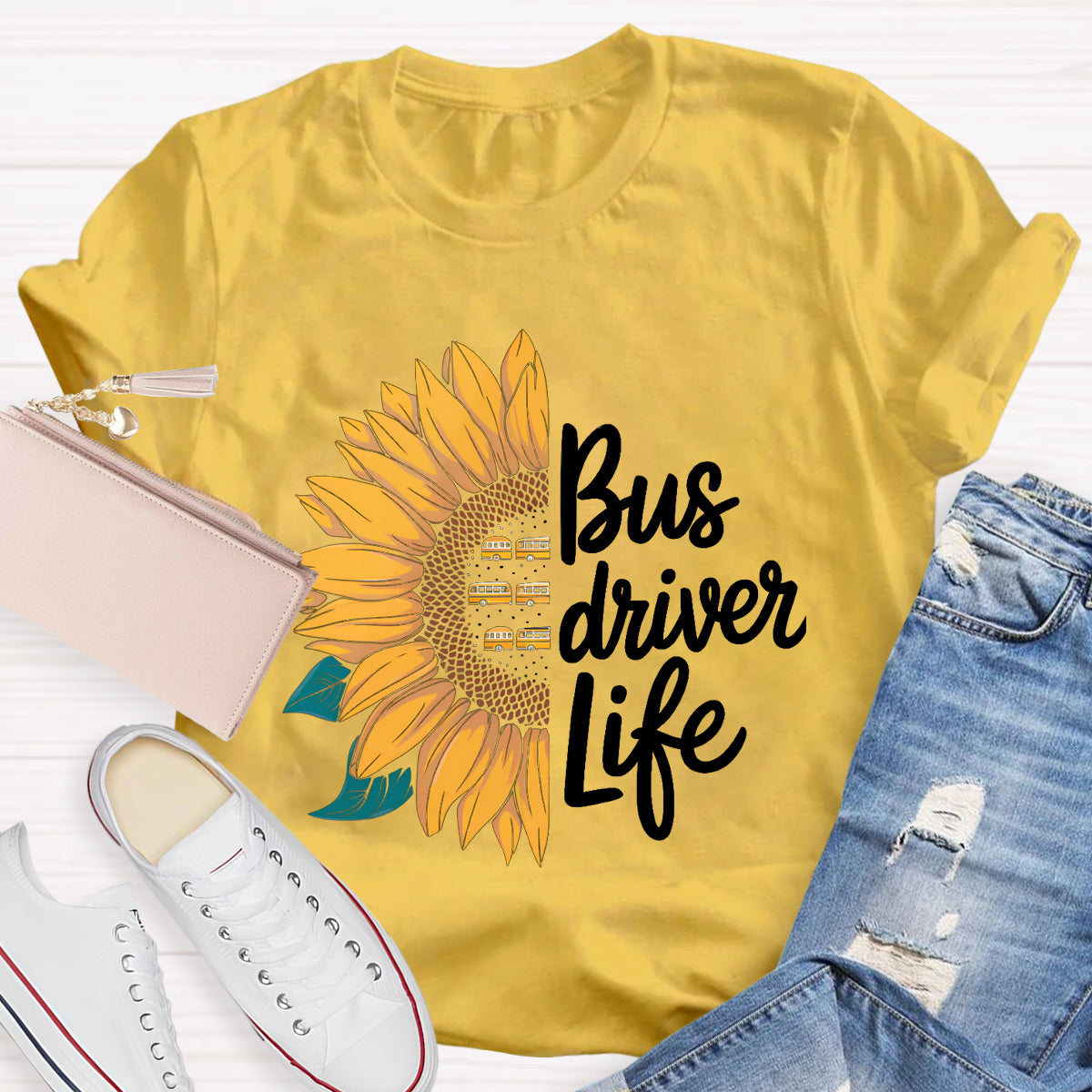 Bus Driver Life Teacher T-Shirt