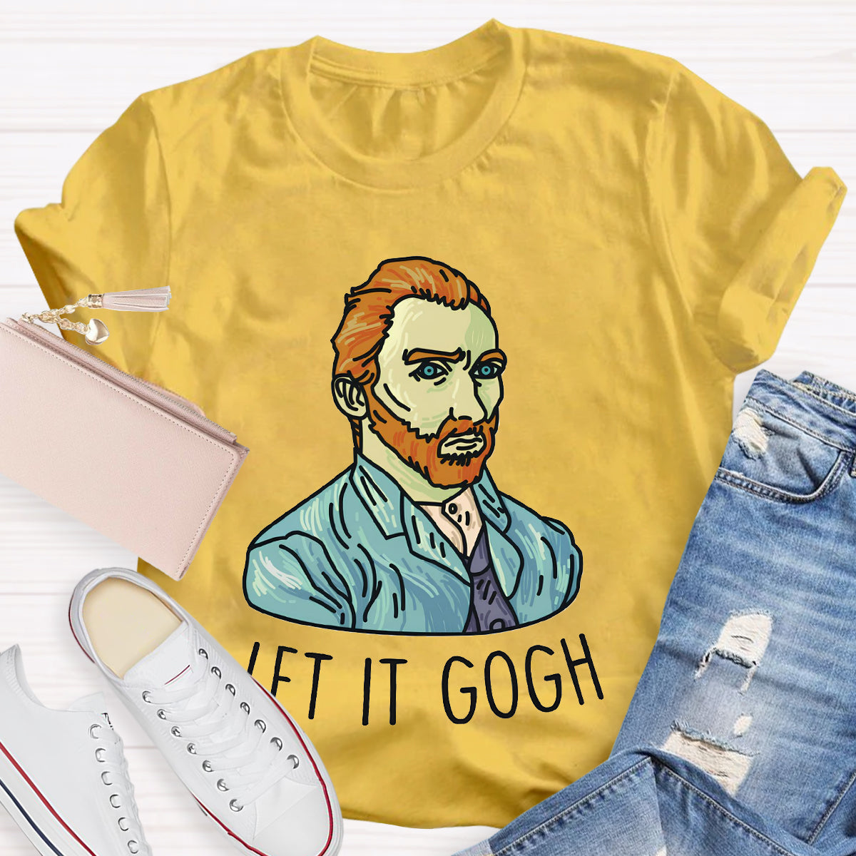 Let It Go Art Teacher T-Shirt