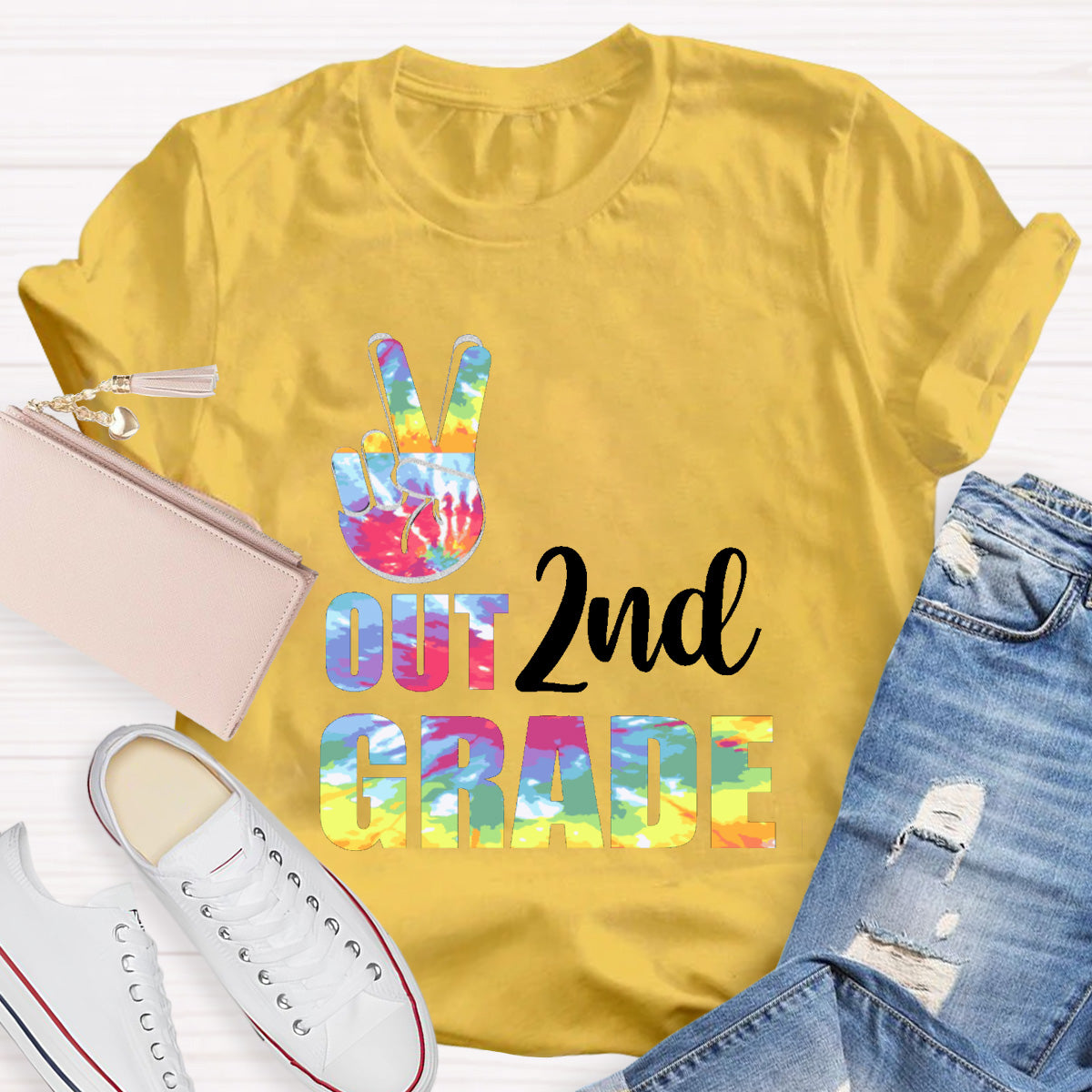 Personalized Grade Out 2nd Grade Teacher T-Shirt