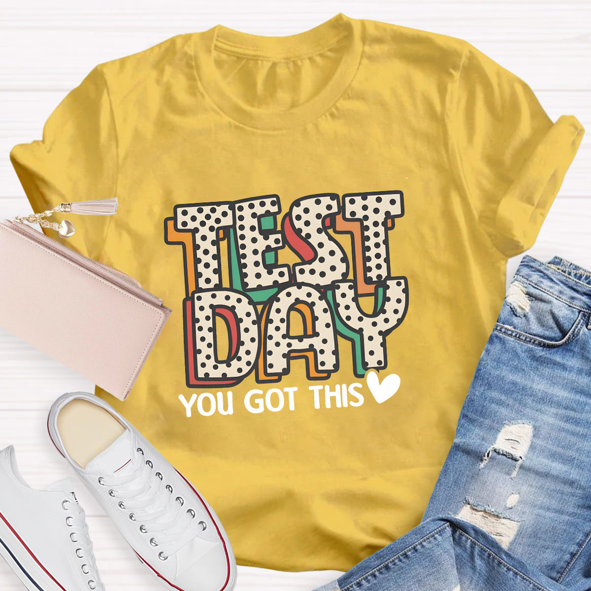 Text Day Teacher T-Shirt