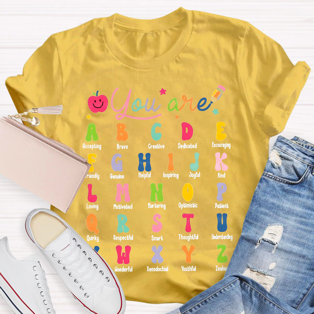 You Are Accepting Brave Teacher T-Shirt