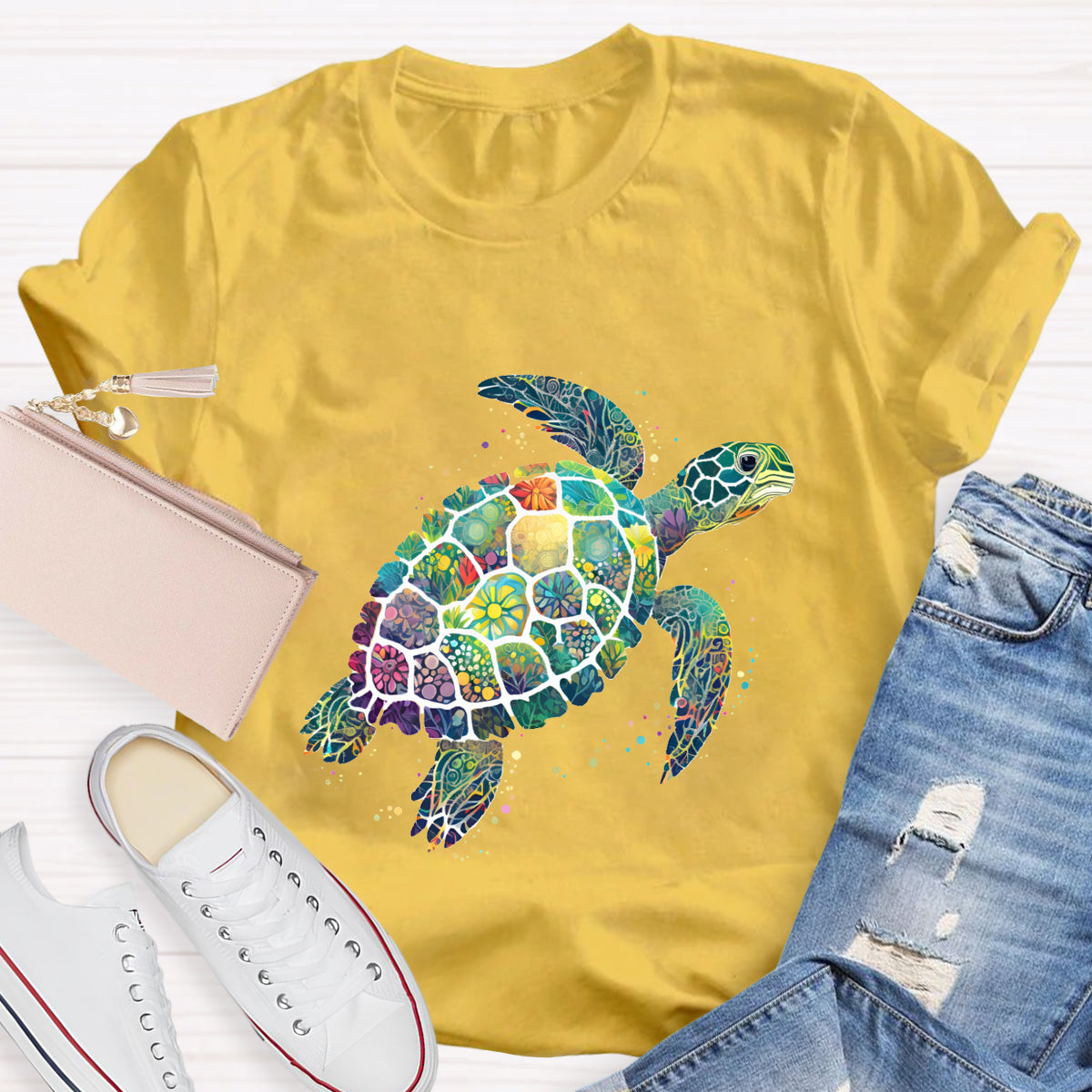 Ocean Inspired Turtle T-Shirt