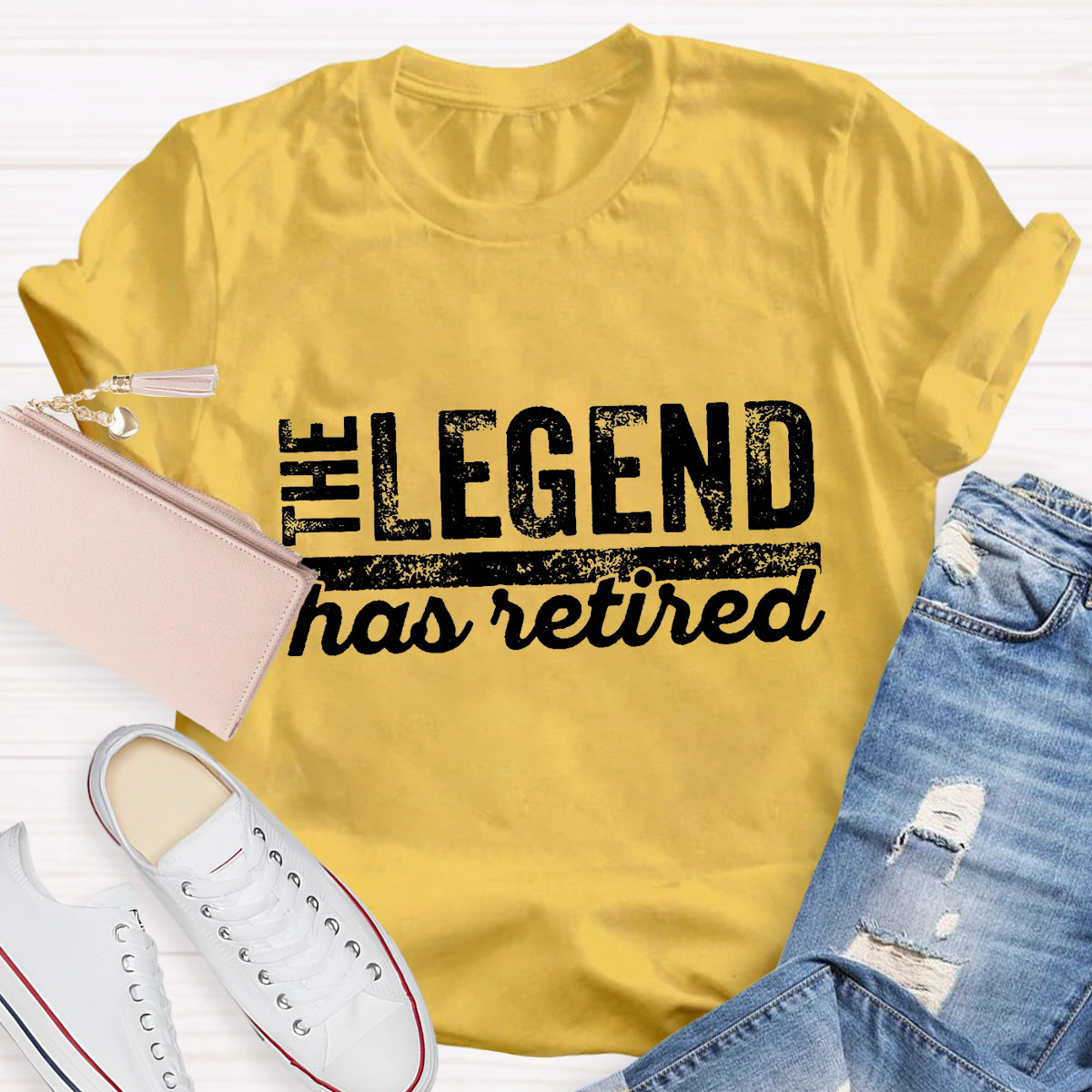 The Legend Has Retired Teacher T-Shirt