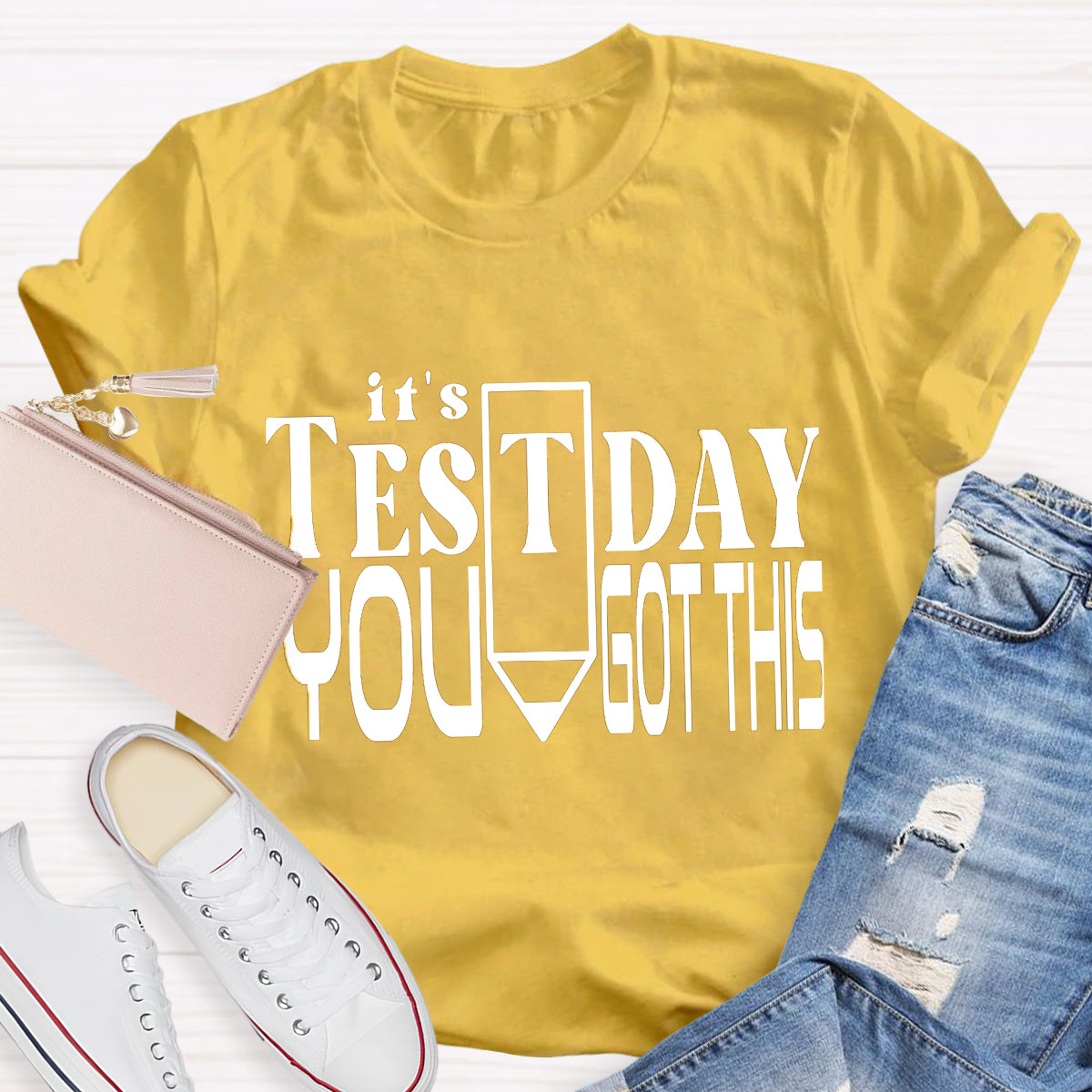 You Got This Testday Pencil Teacher T-Shirt