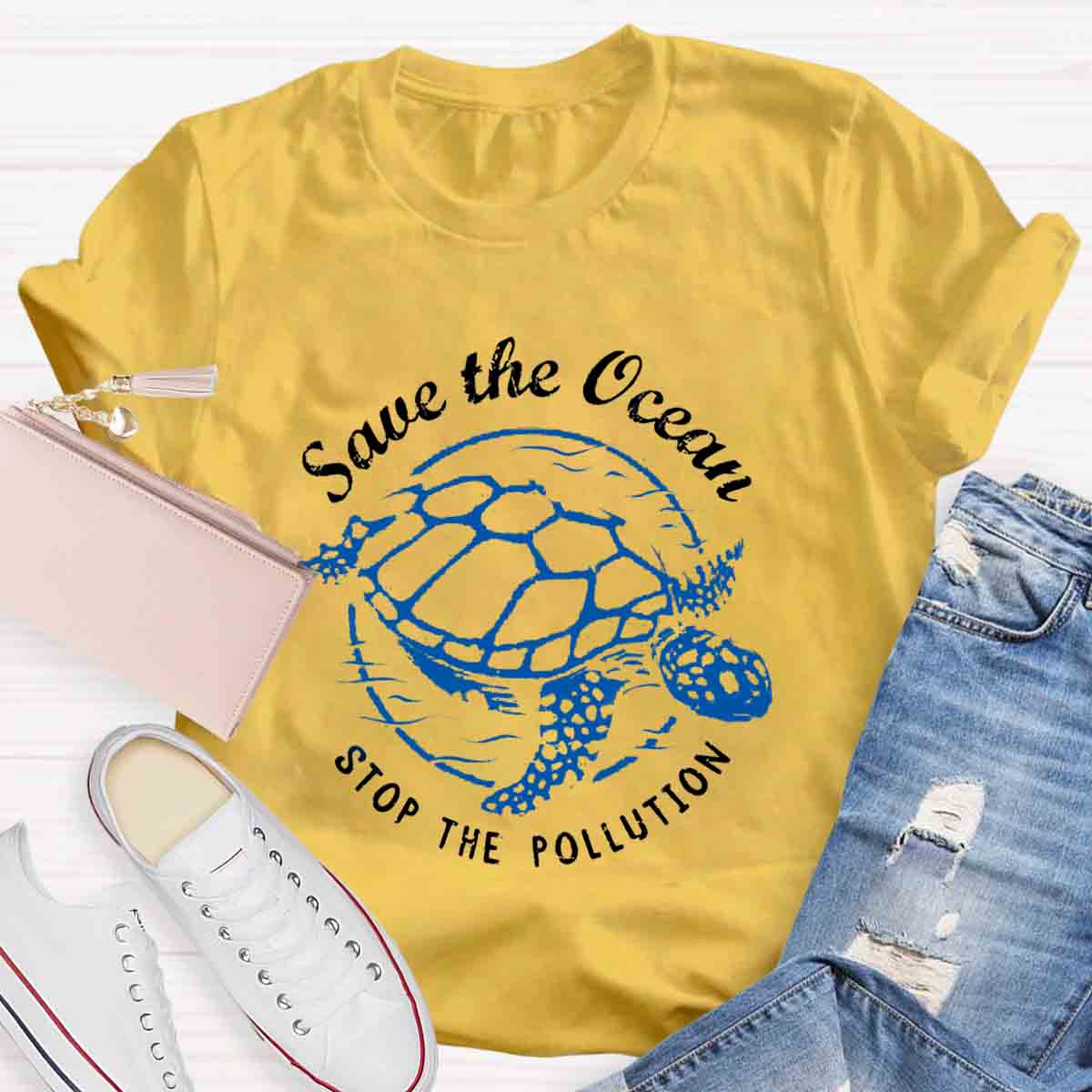 Save The Ocean Stop The Pollution T-Shirt