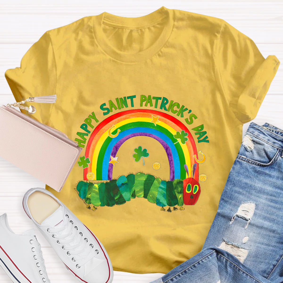 Happy St. Patrick's Day Caterpillar T-Shirt