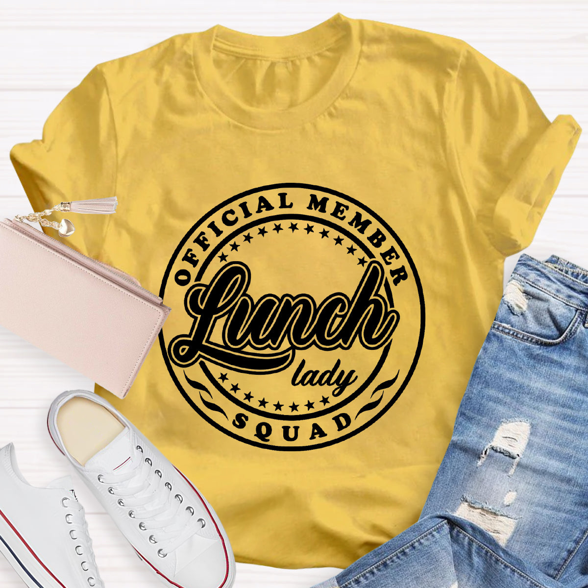 Official  Member Squad Lunch Lady T-Shirt