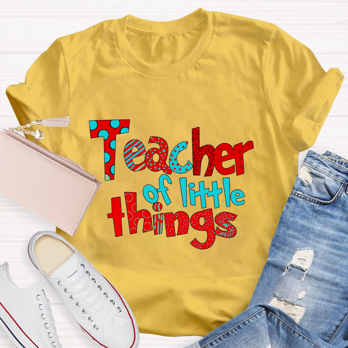 Teacher Of Little Things Teacher T-Shirt
