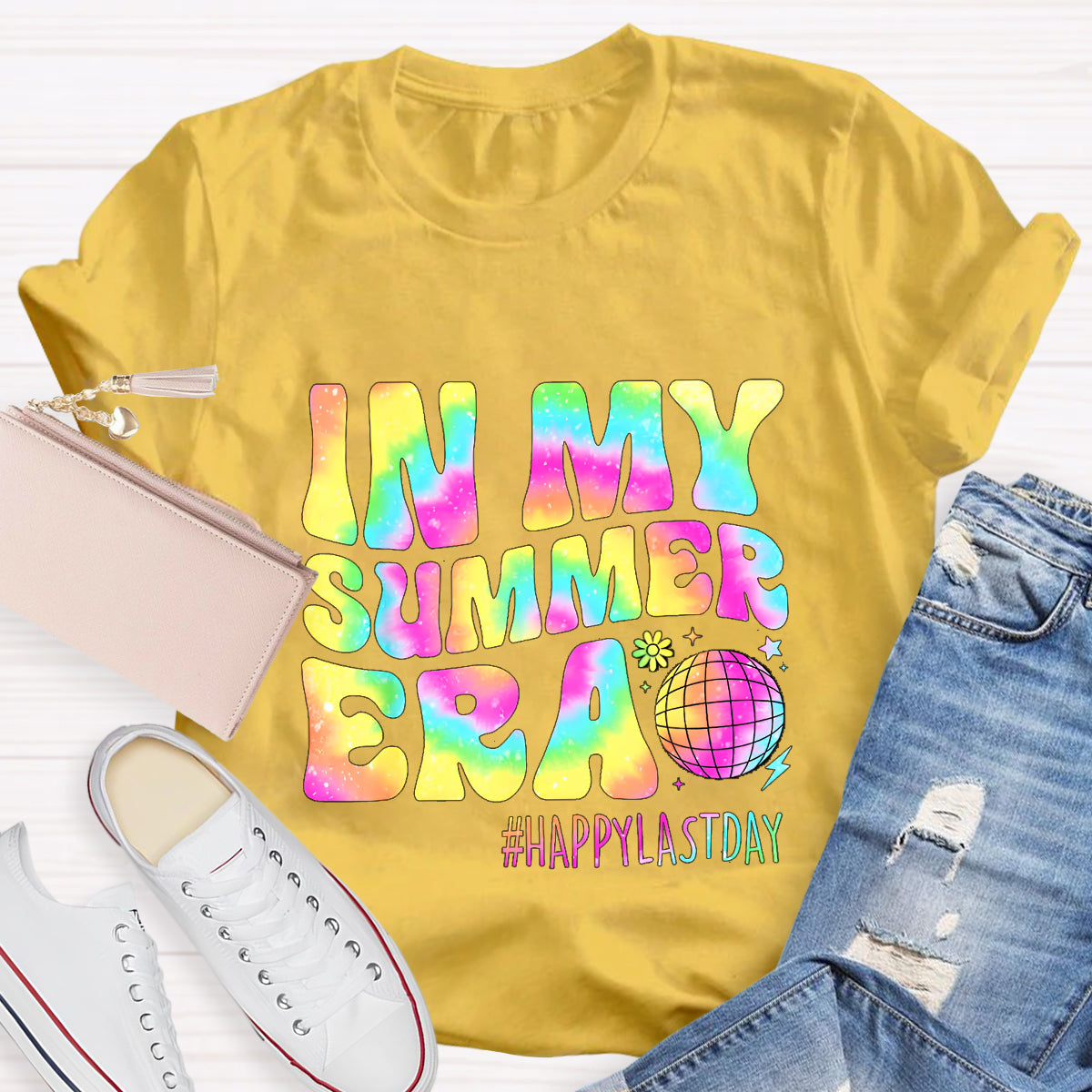 In My Summer Era Happy Last Day Teacher T-Shirt