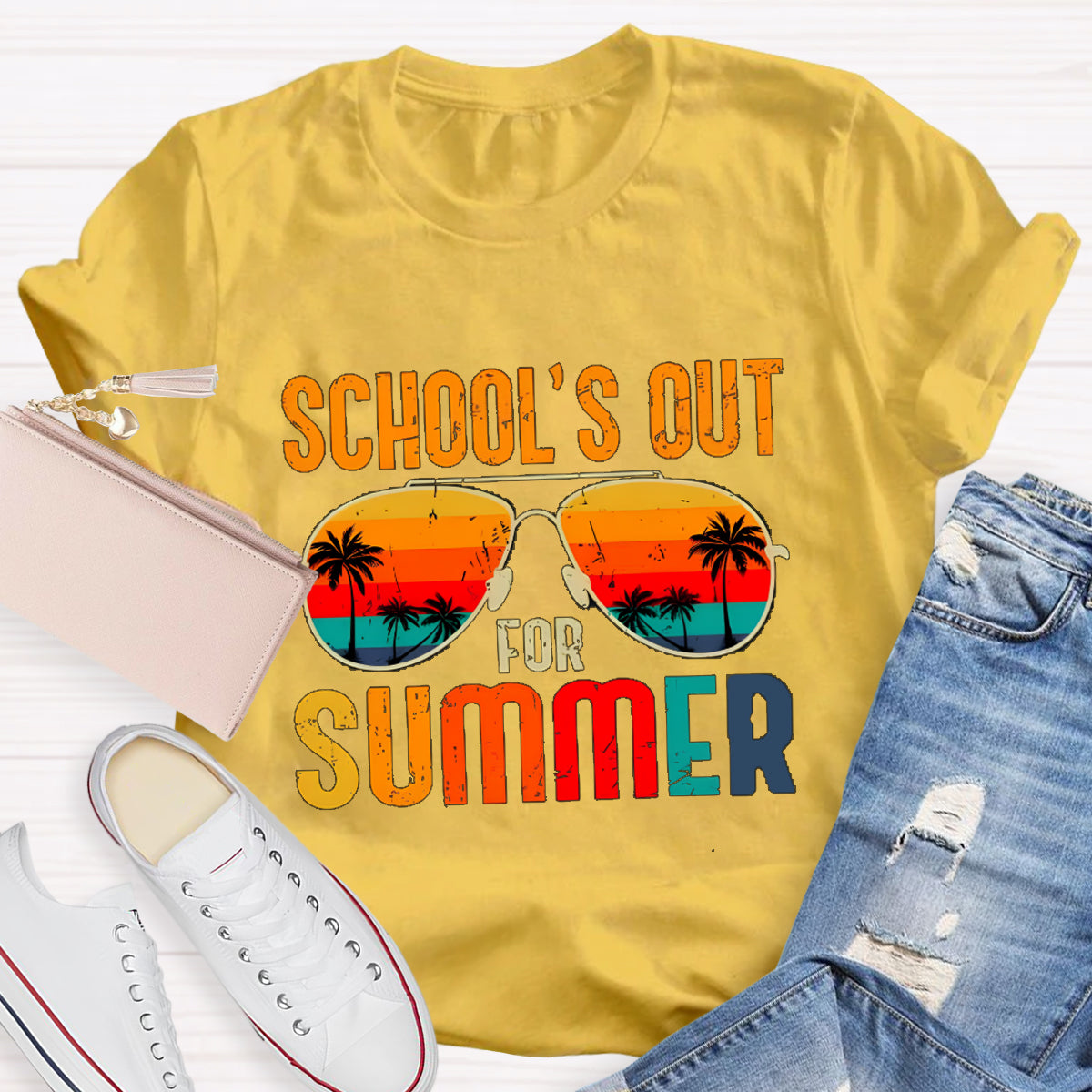 School's Out For Summer Rainbow Beach In The Eyes T-Shirt