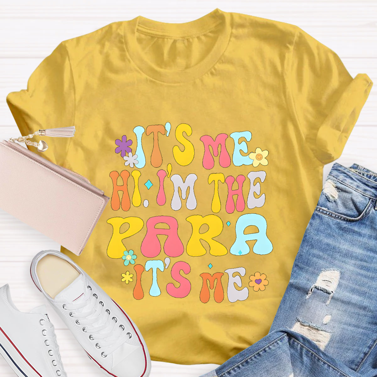 It's Me Hi I'm The PARA it's meTeacher T-Shirt