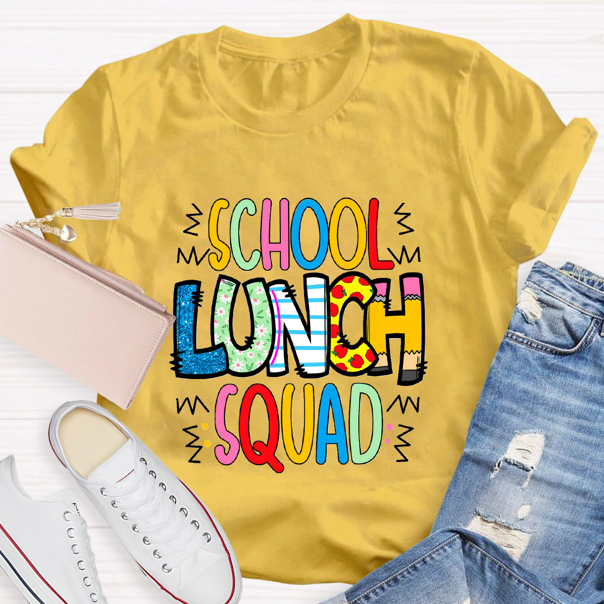 School Lunch Squad Lunch Lady T-Shirt