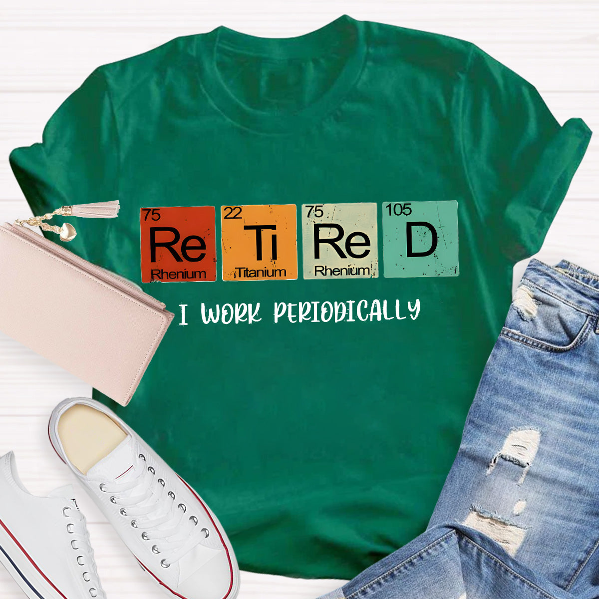 Retired I Work Periodically Teacher T-Shirt