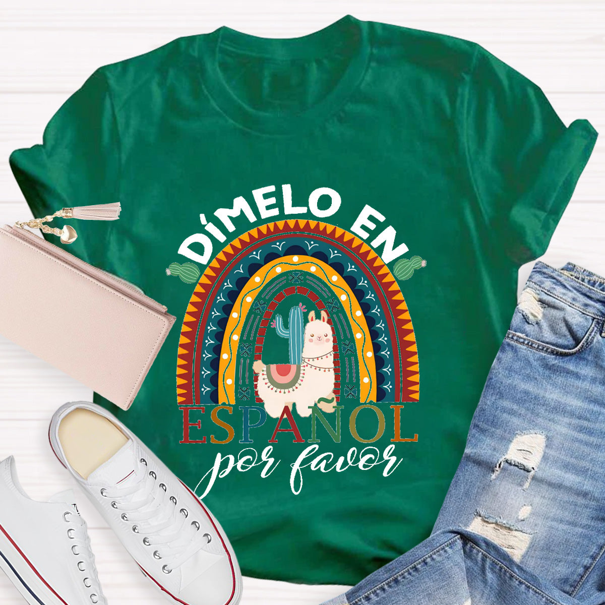 DimeLo En Espanol Teacher T-Shirt