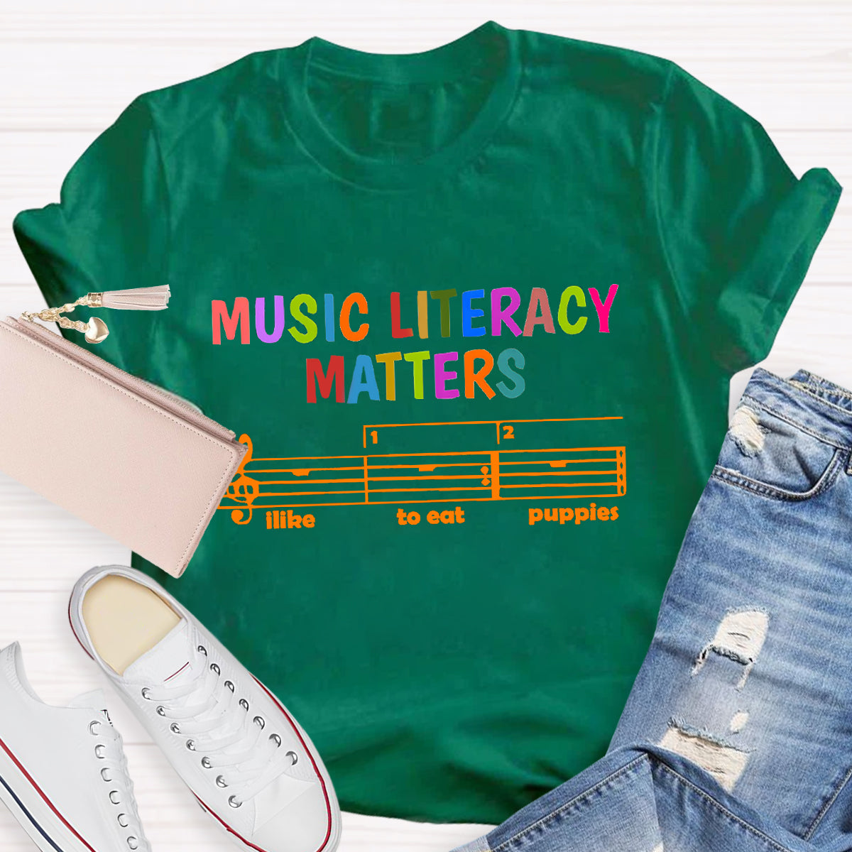 Music Literacy Matters Teacher T-Shirt