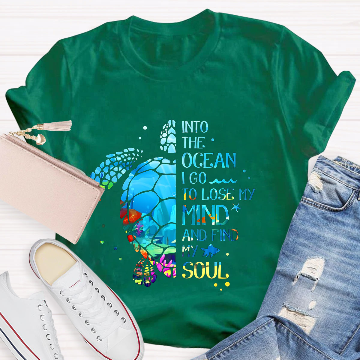 Into The Ocean I Go To Lose My Mind And Find My Soul T-Shirt