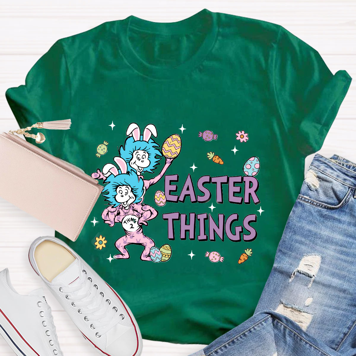 Easter Things Teacher T-Shirt