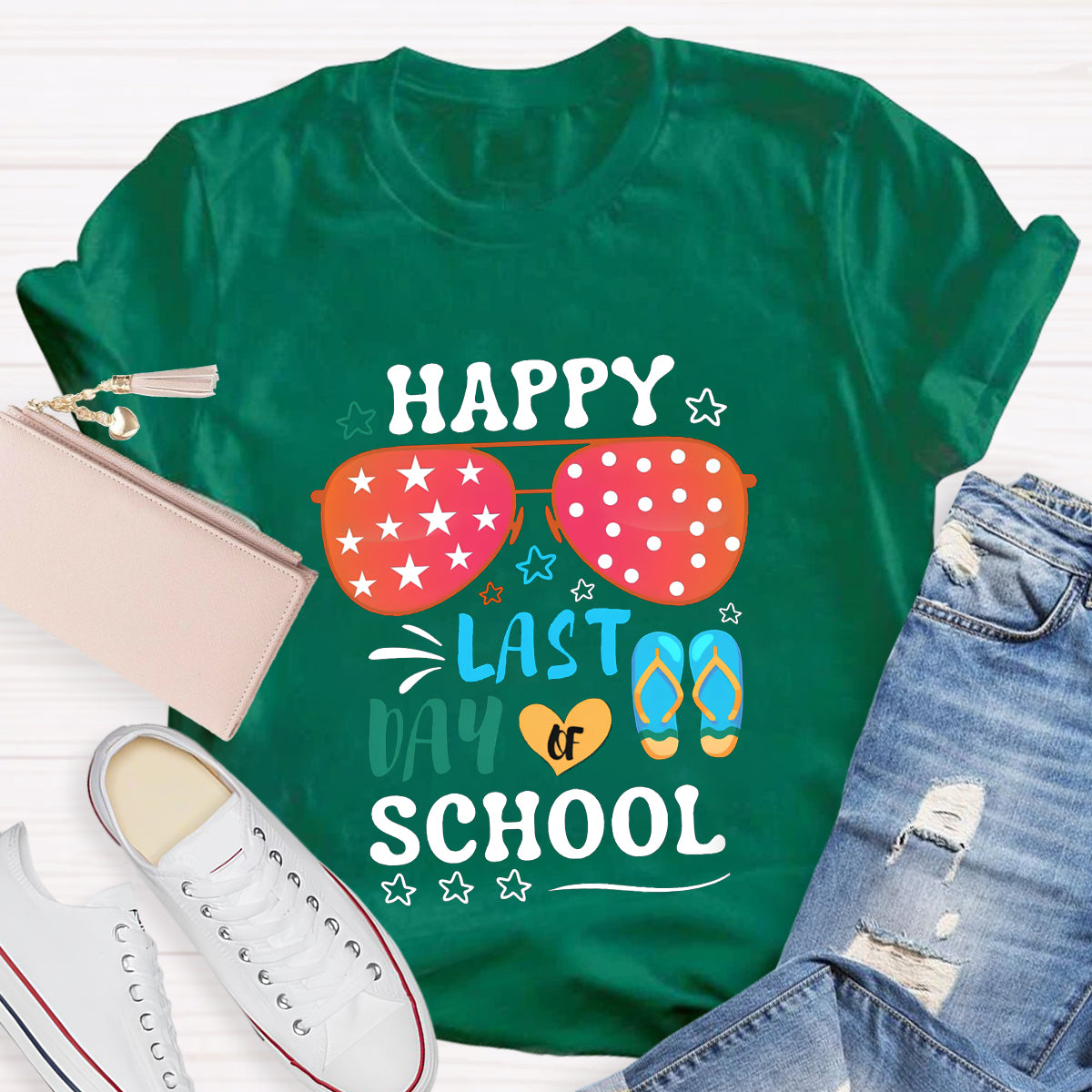 Happy Last Day Of School Sunglass T-Shirt