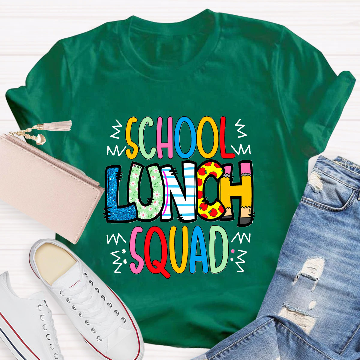 School Lunch Squad Lunch Lady T-Shirt