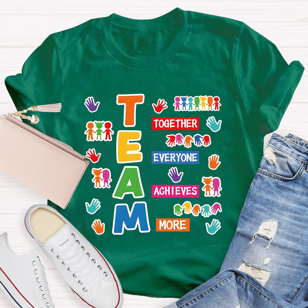 Team Together Everyone Achieves More Teacher T-Shirt