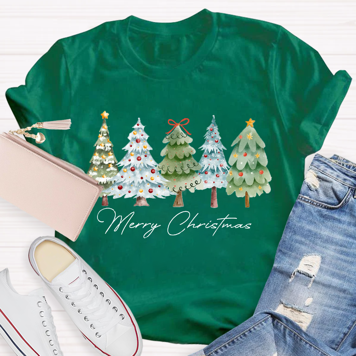 Merry Christmas Tree T-Shirt