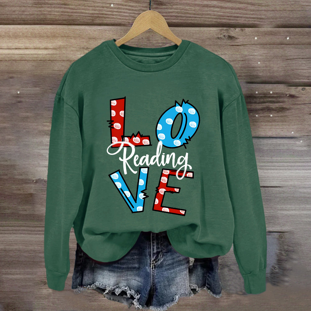 Love Reading Sweatshirt