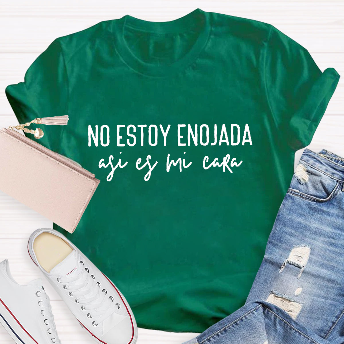 No Estoy Enojada Spanish Teacher T-Shirt