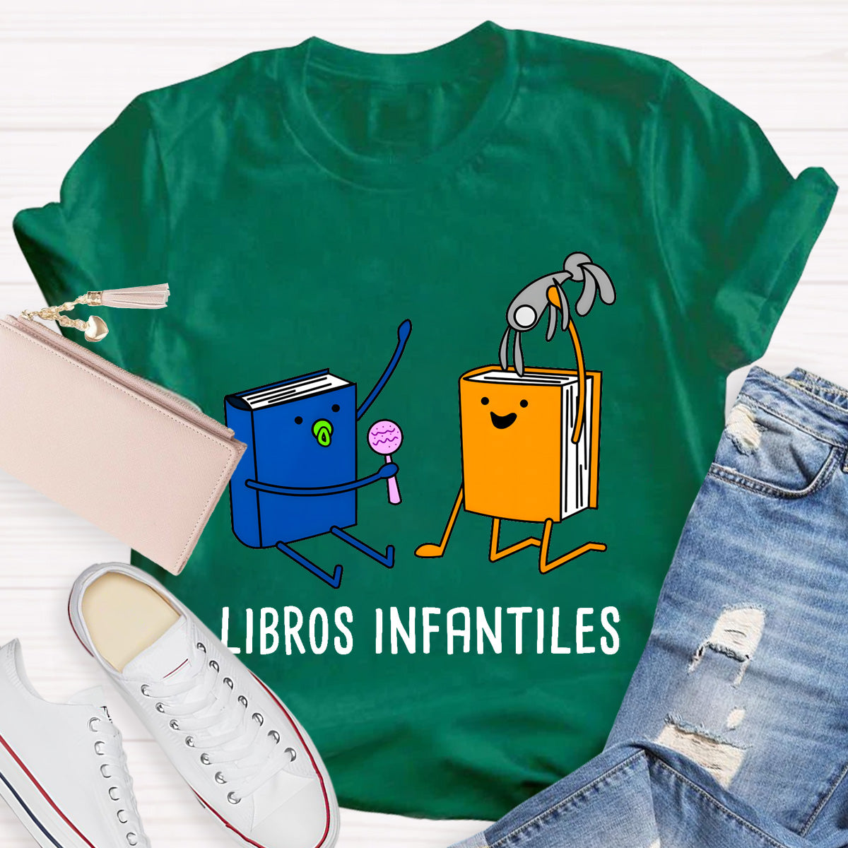 Bilingual Libros Infantiles Spanish Teacher T-Shirt