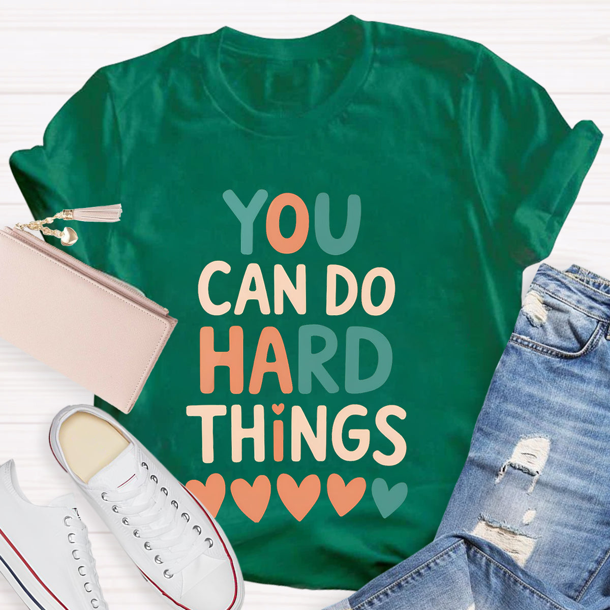 You Can Do Hard Things Teacher T-Shirt