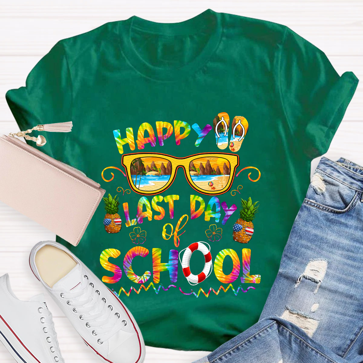 Happy Last Day Of School Holiday Summer T-Shirt