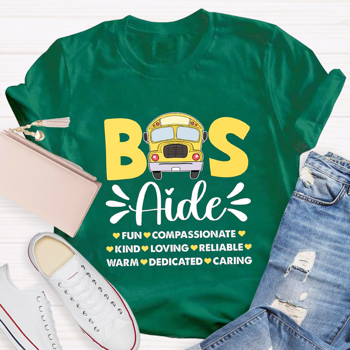 Bus Aide Fun Compassionate T-Shirt