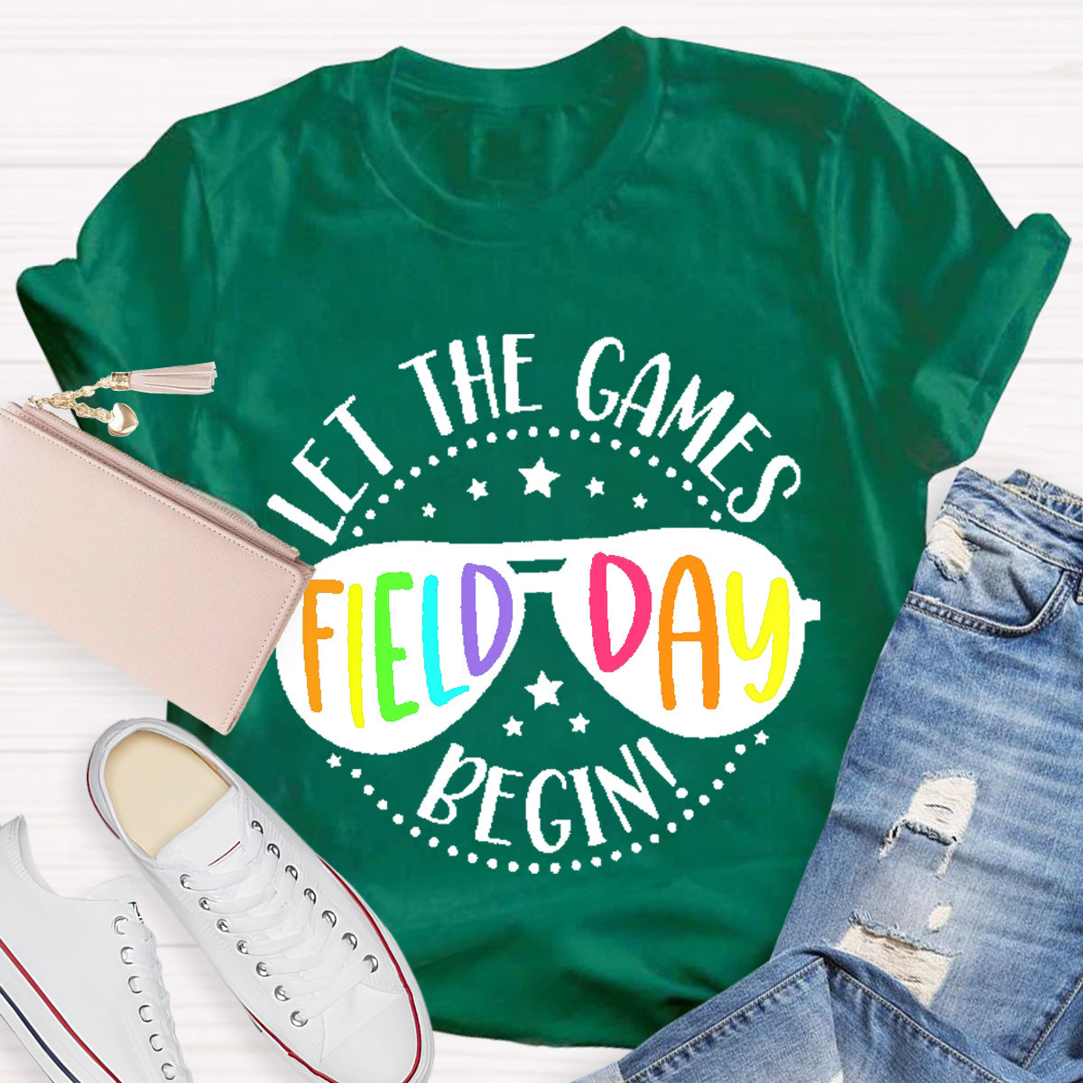 Let The Games Field Day Begin Teacher T-Shirt