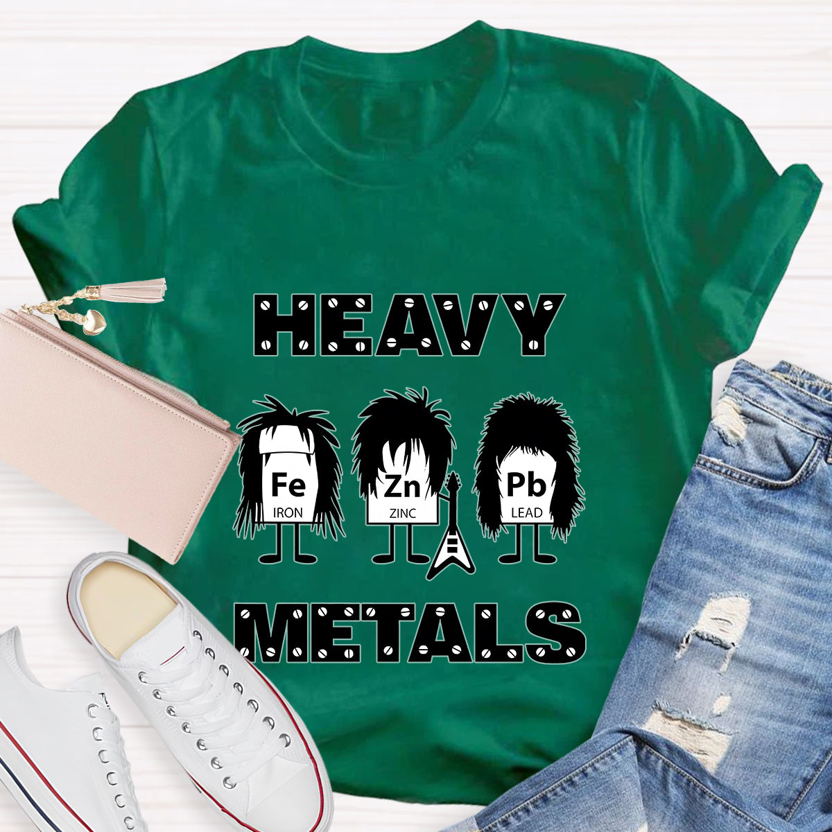 Funny Science Heavy Metals Teacher T-Shirt