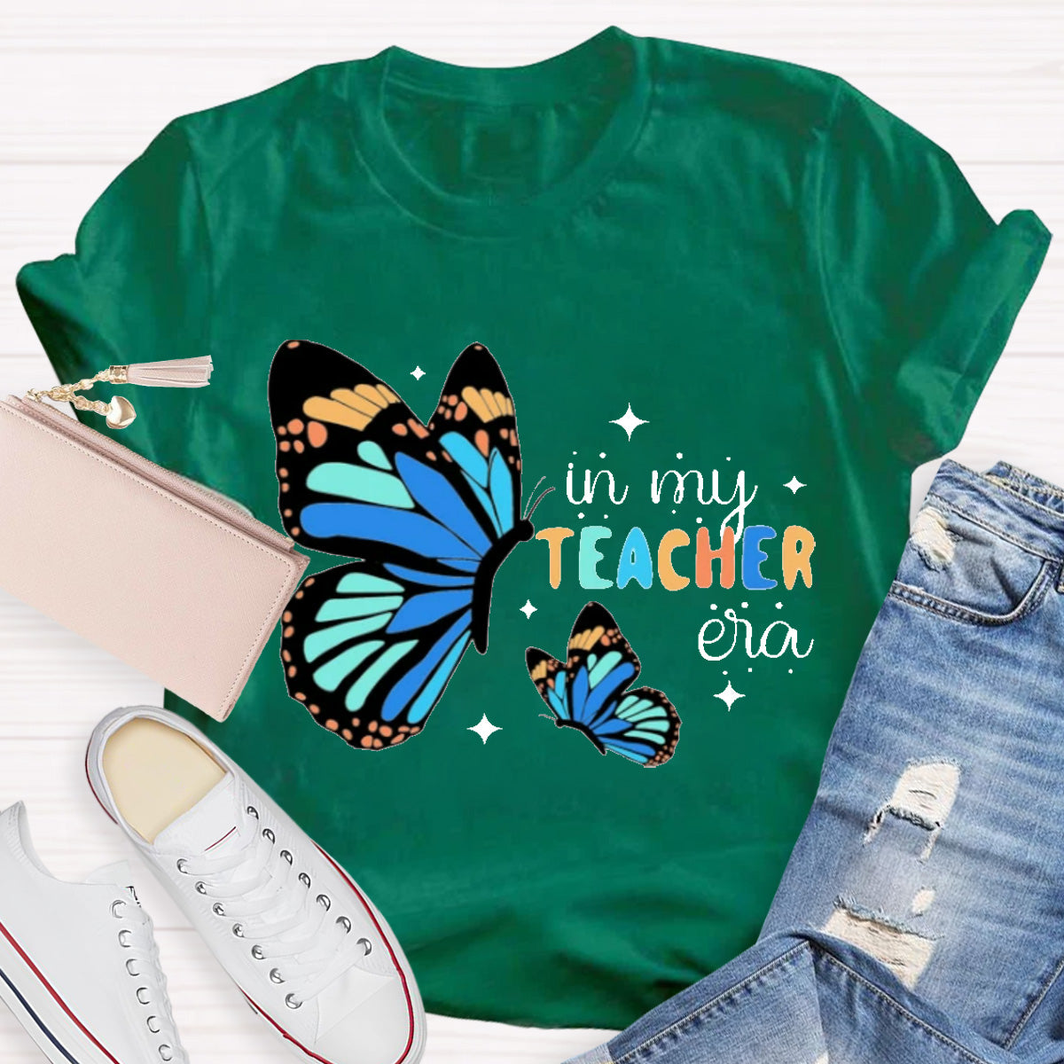 In My Teacher Era Butterfly T-Shirt