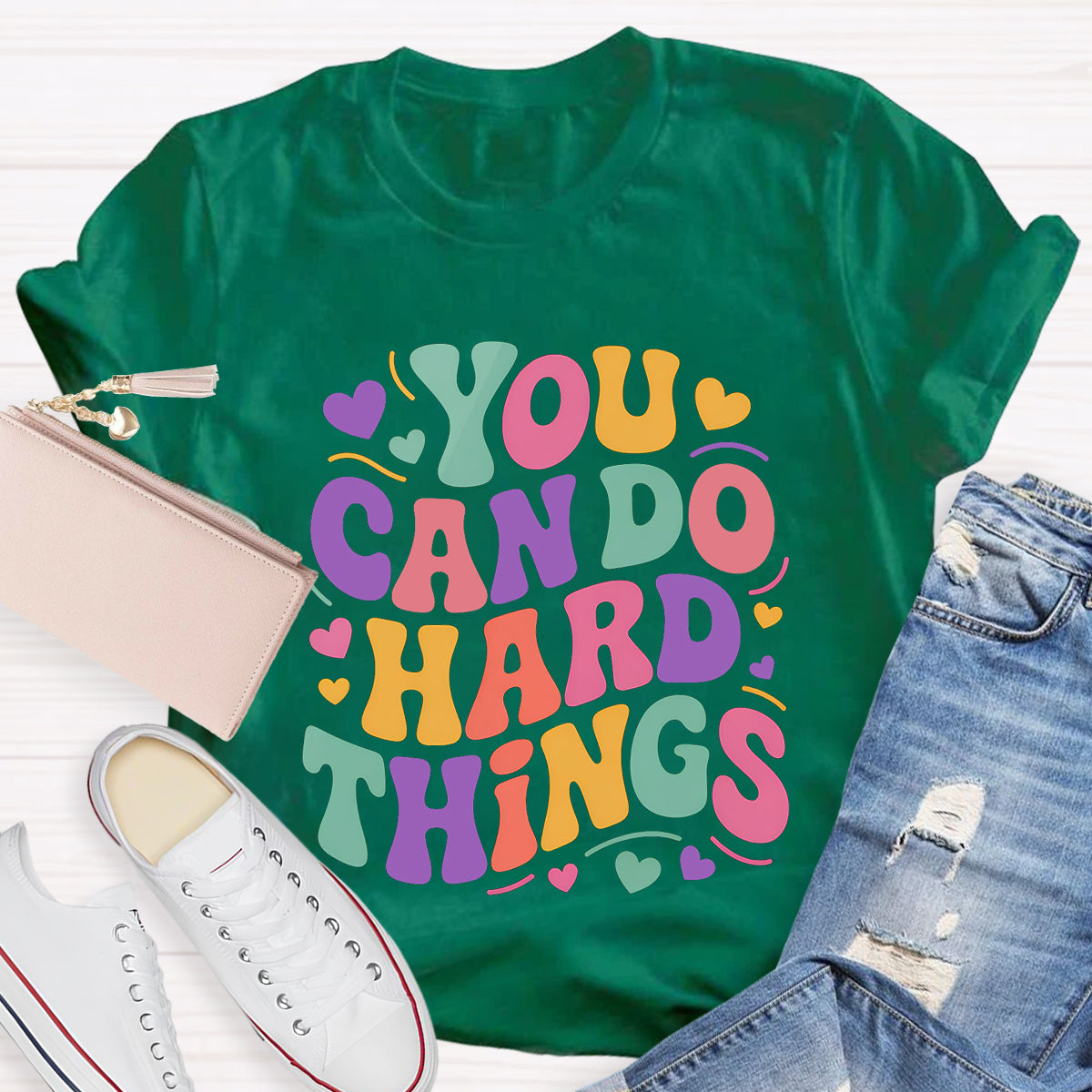 You Can Do Hard Things Teacher T-Shirt