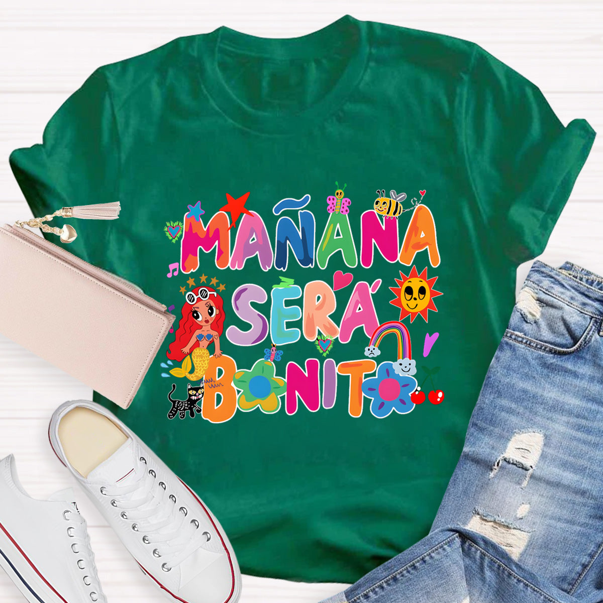 Mañana Sera Bonito Spanish Teacher T-Shirt