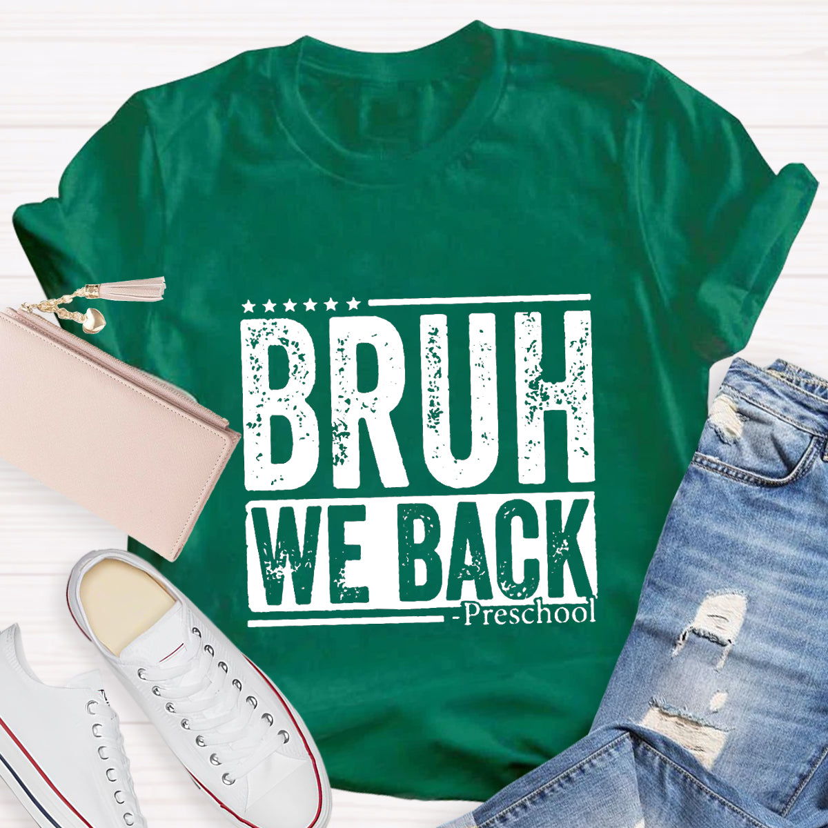 Personalized Grade Bruh We Back Back To School T-shirt