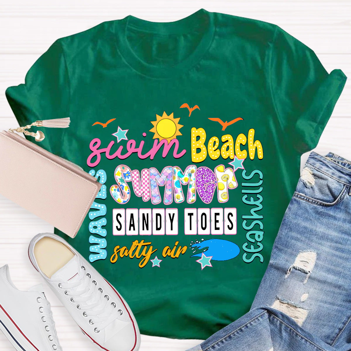 Swim Beach Summer Break T-Shirt