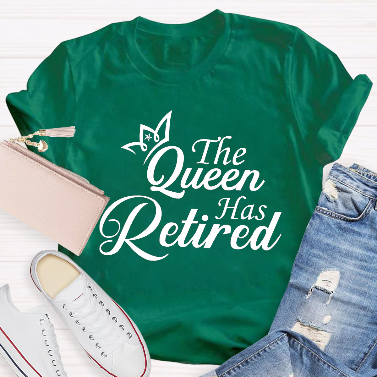 The Queen Has Retired Teacher T-Shirt