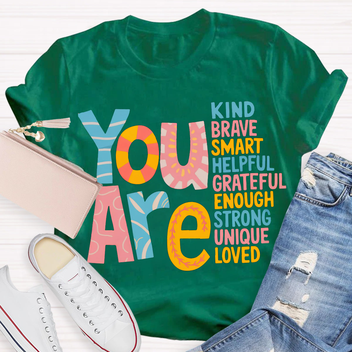 You Are Unique Strong Teacher T-Shirt