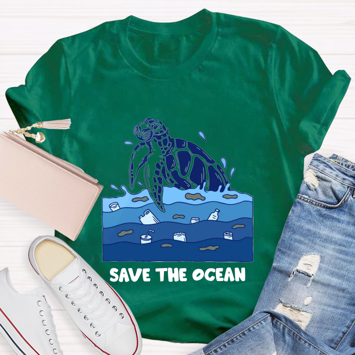 Save The Ocean Save The Turtle T-Shirt