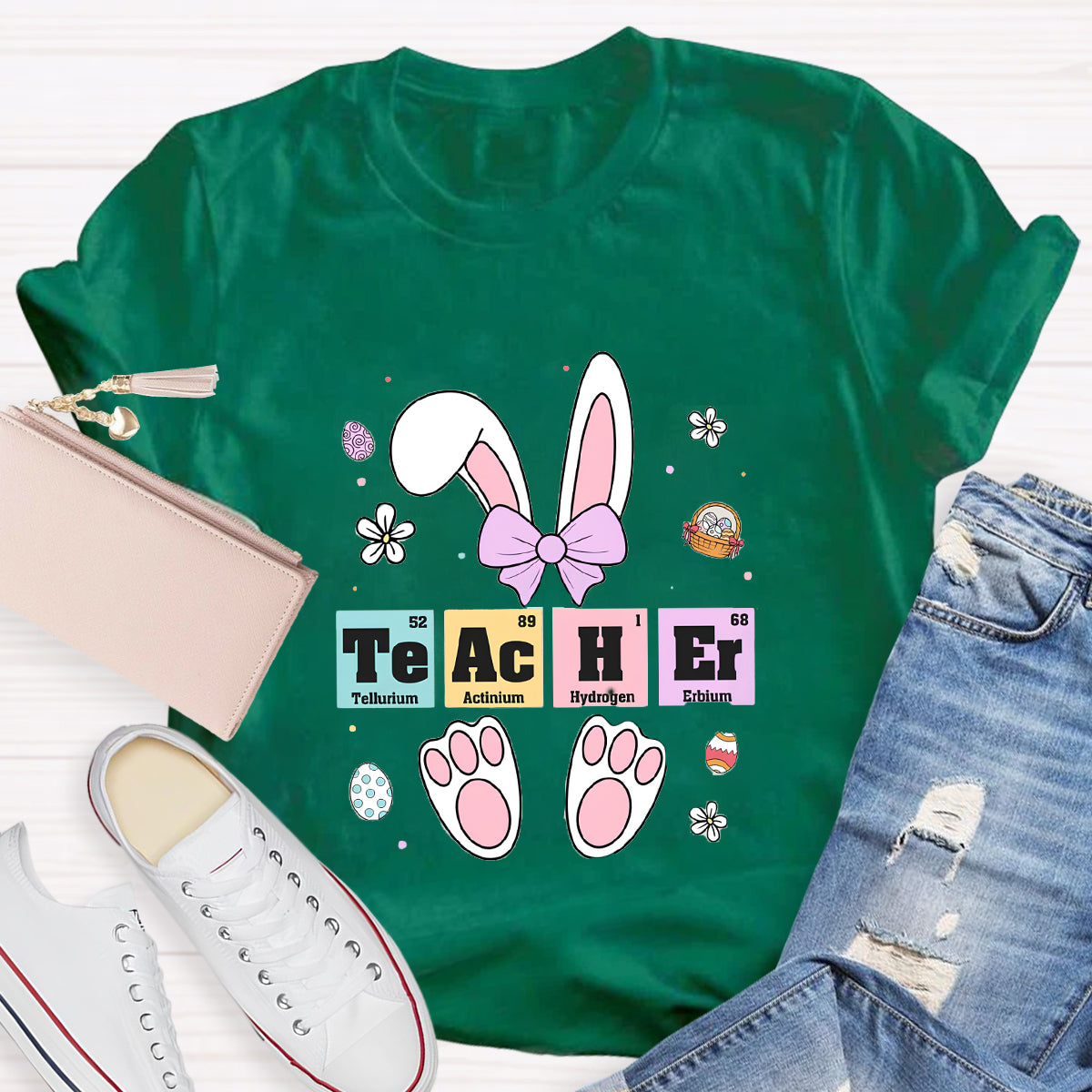 Teacher Easter Periodic Elements T-Shirt